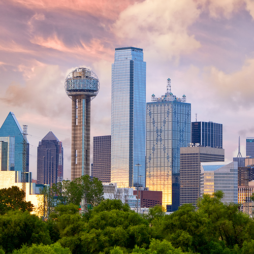 Downtown Dallas skyline