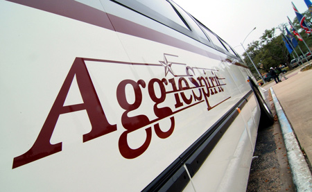 Photo of AggieSpirit bus