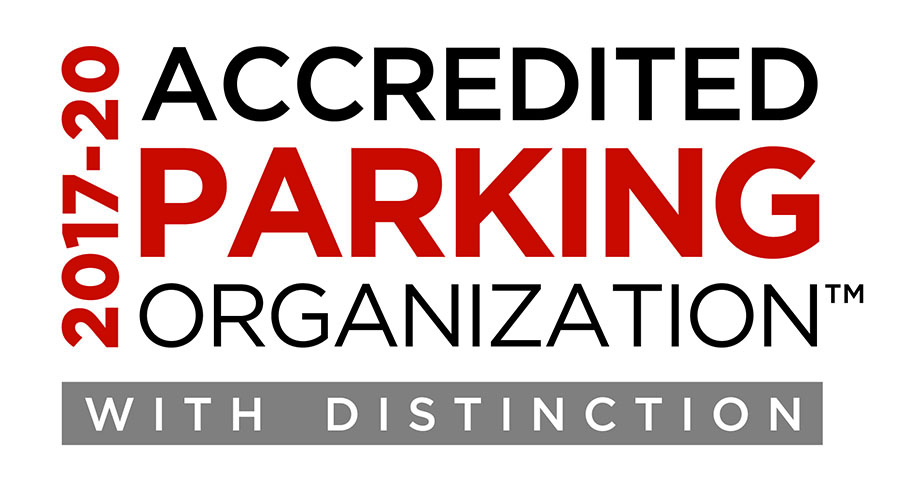 2017-2020 Accredited Parking Organization with Distinction