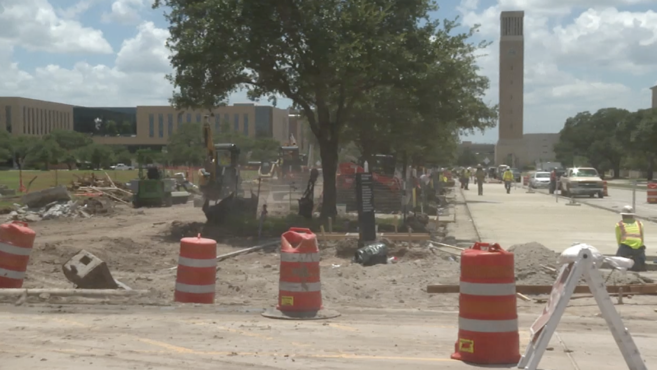 Construction on campus