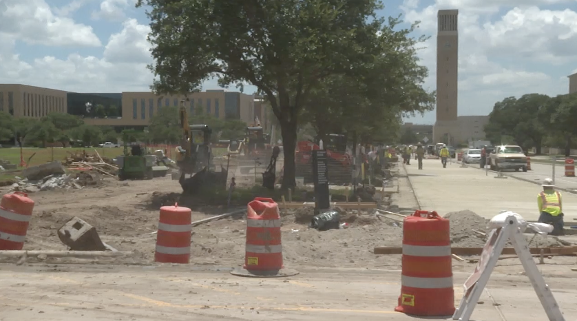 Construction on campus